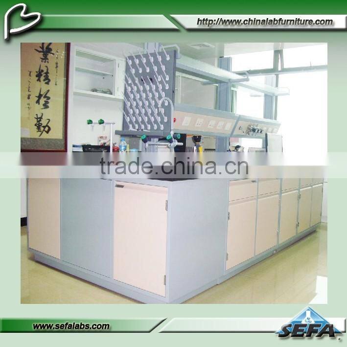 Popular Design Laboratory Floor Mounted Steel Furniture Work Bench with Drawers