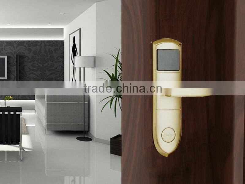 Hotel room door lock with multiple opening way