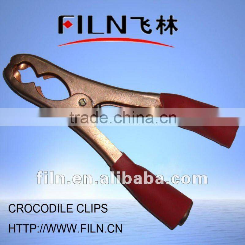 160mm safe iron battery alligator clamp