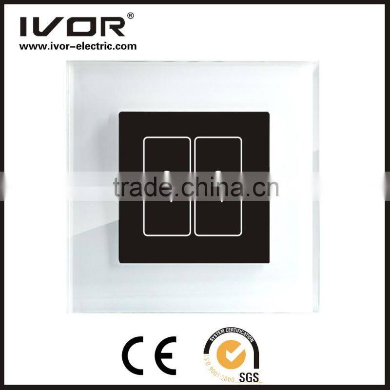 2016 new design New Wallpad White Waterproof Glass Smart Touch Screen Sensitive LED light Control