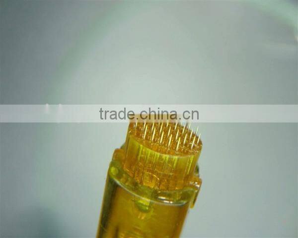 Cosmetic Stamp Derma With 35 Titanium Gold Needles Derma Roller