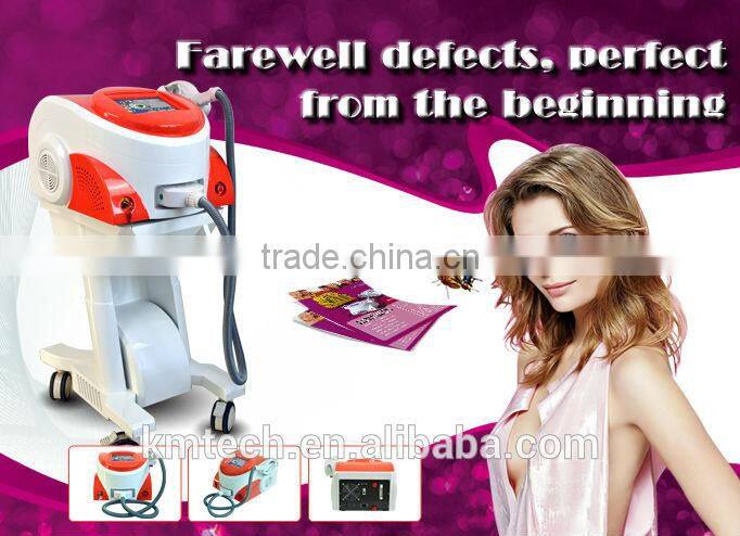 WEIFANG KM KM-E-300B touch screen one handpiece 100000shots elight beauty salon equipment in dubai