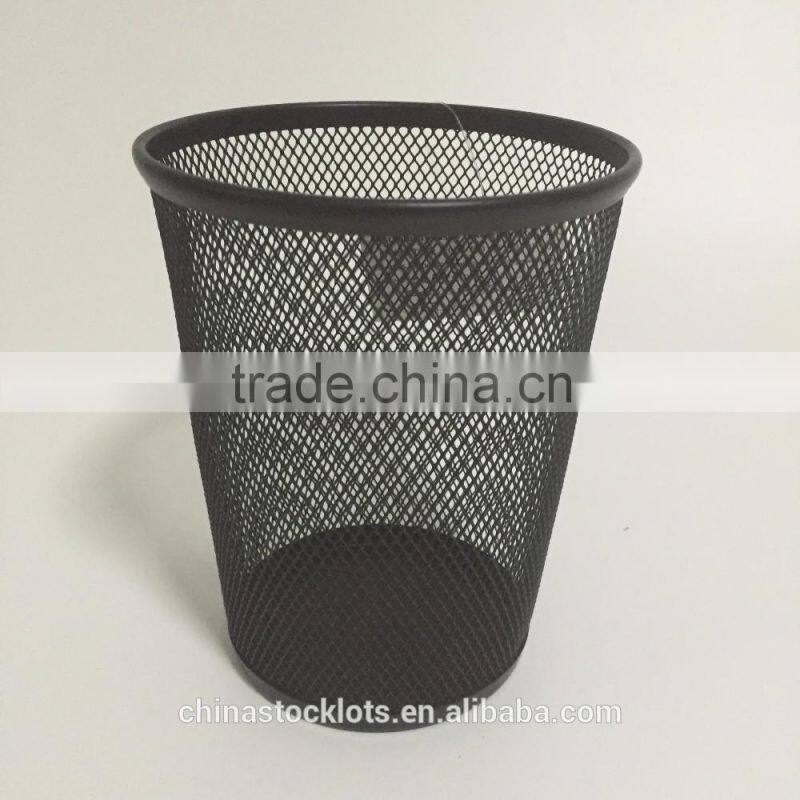 Overstock 2016 factory hot selling promotional gifts office and school desk organizer metal mesh pen holder