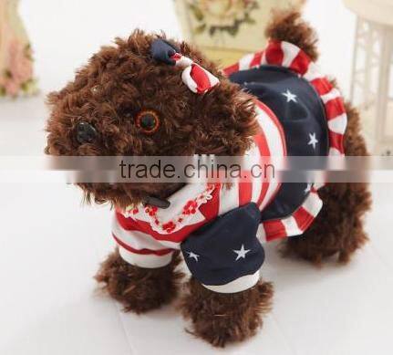 2016 new style hot sale brown stuffed plush dog toys