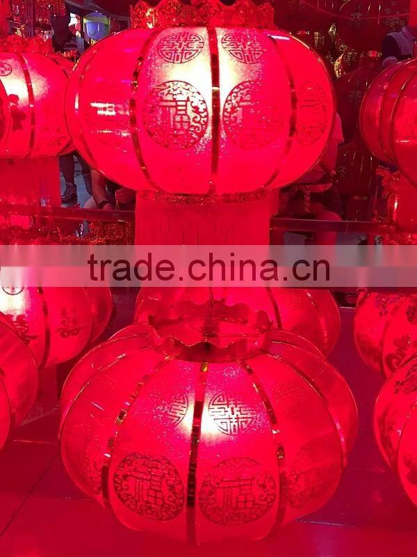 traditional chinese style plastic hanging lantern for decoration