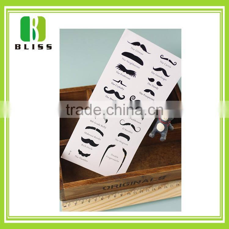 Stylish colorful design Sticker Body Decor Promotion Type Feature Flash temporary tattoo water transfer paper