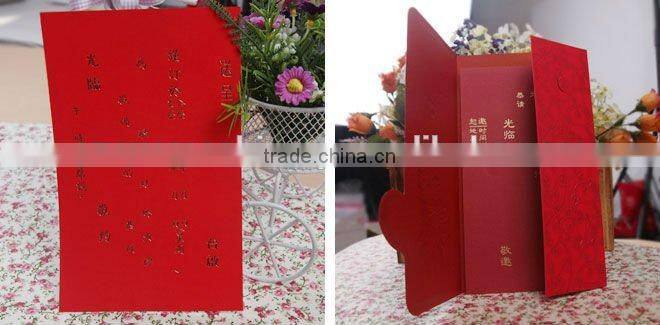 Automatic hot foil stamping used machine for wedding cards leather