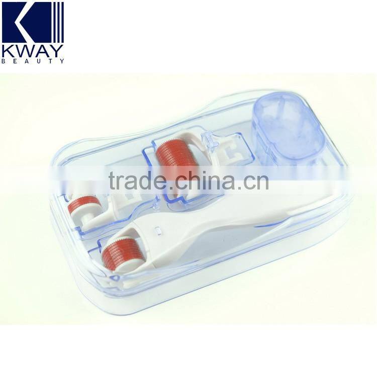 Wholesale microneedle derma roller private label 4 in 1 face roller treatment