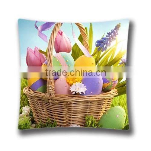 Easter Gifts Pillow,Cotton Cushion Cover Easter Day Home Decoration