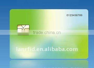 AT88SC102 contact frosted card