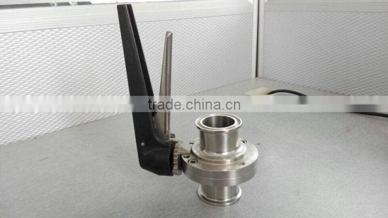 Stainless steel china suppliers sanitary butterfly valve
