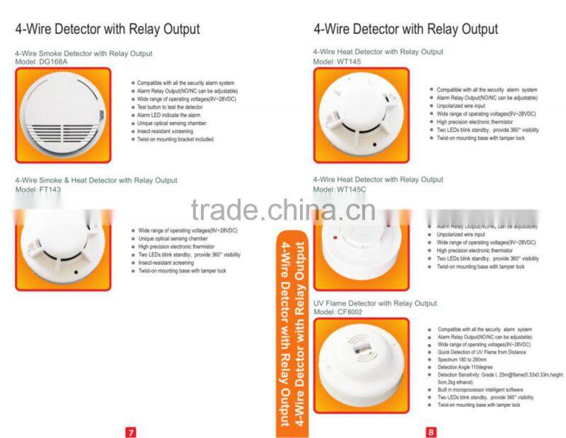 Addressable fire detection home alarm system