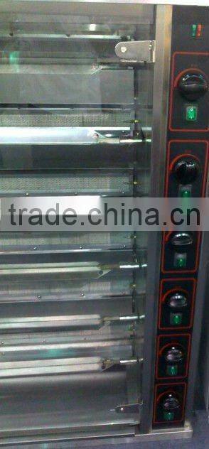 Chicken Rotisseries /Stainless Steel Gas Chicken Rotisseries (Model JGT-5P)