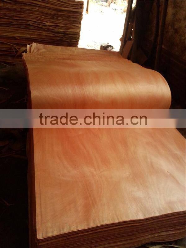 Rotary Cut Grade a b c No pin 0.3mm 4'x8' decorative natural okoume face Veneer