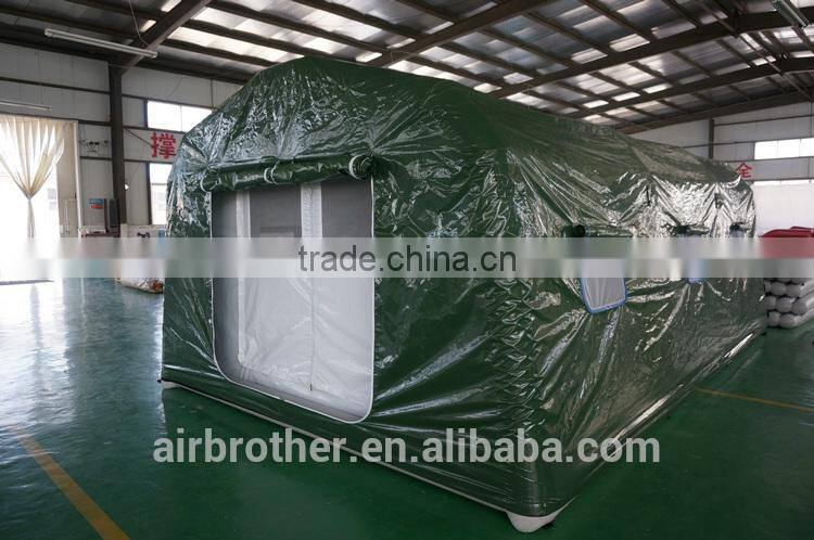 Airbrother inflatable PVC fabric military refugee tent
