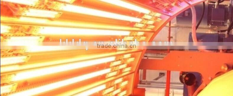 Twin tube Halogen Oven Heating Element for IR drying process