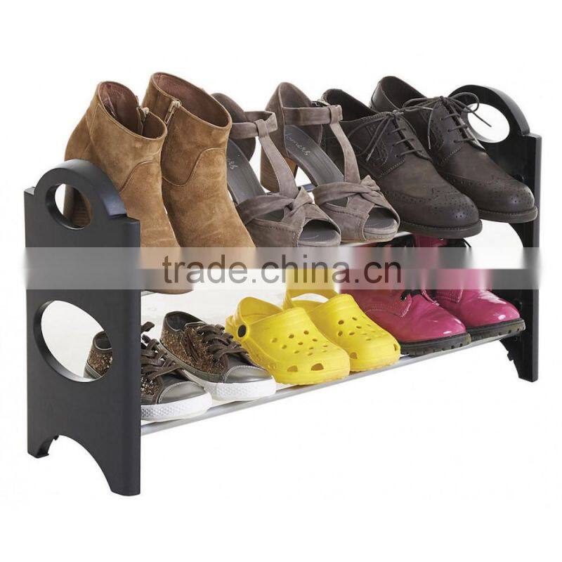 10 Layer Free Assembly Cheap Plastic Shoe Rack