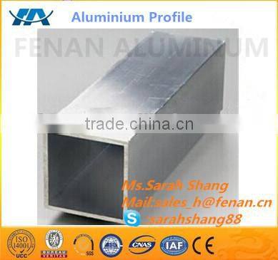 Anodized Aluminium Square Tube Profile ,Aluminium Extrusion Tube Profile Factory , 20x80 Aluminium Profile