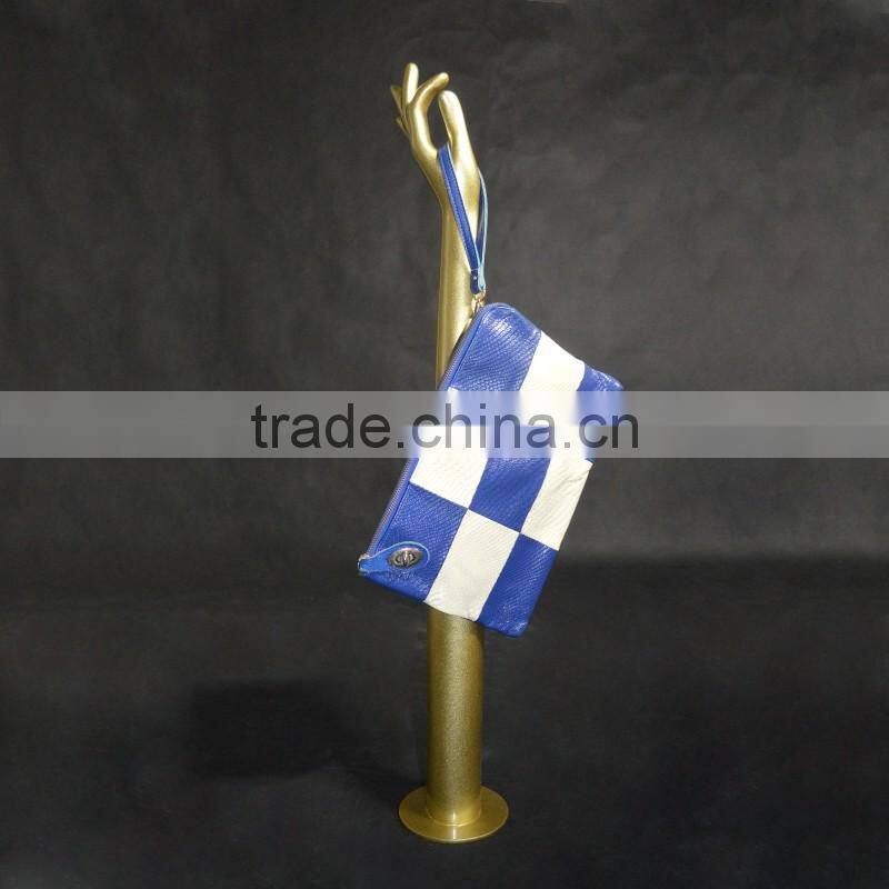 Fashion jewelry and gloves display female mannequin hand