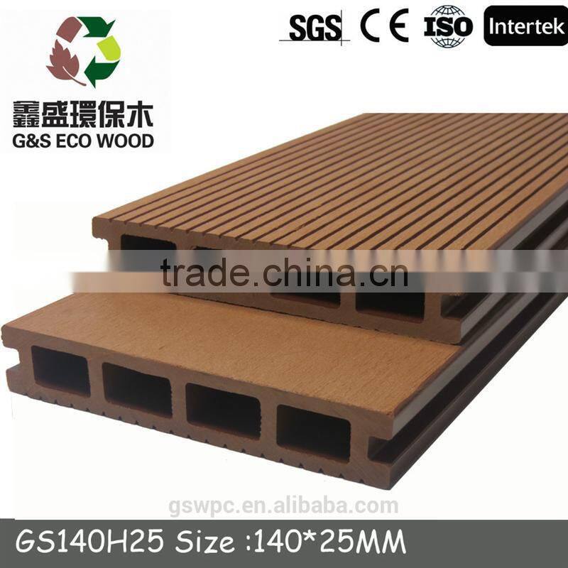 2015Environmental cheap composite decking passed CE, Germany standard, ISO9001