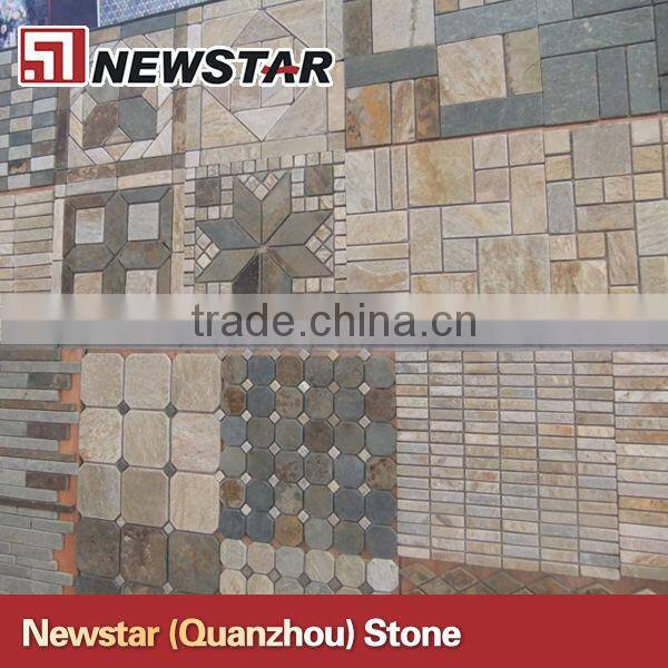 Decorative backsplash slate tile