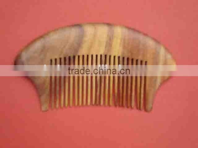 Peach Small Beard Comb