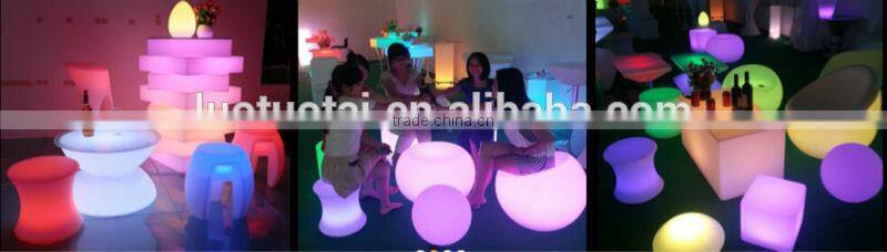 LED decorative short bar stool