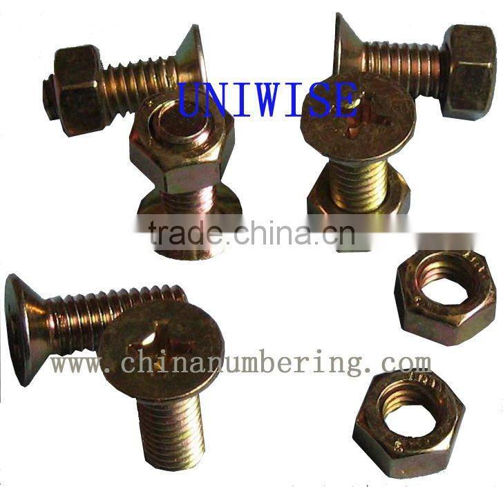 Environmental galvanized m8 screw
