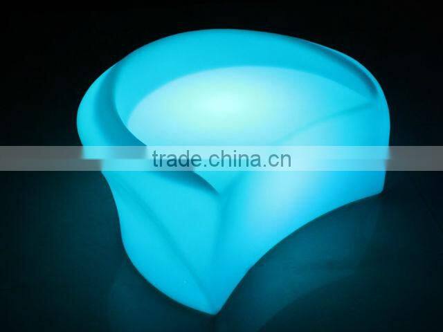 White Plastic Ottoman for Nightclub LGL61-9521