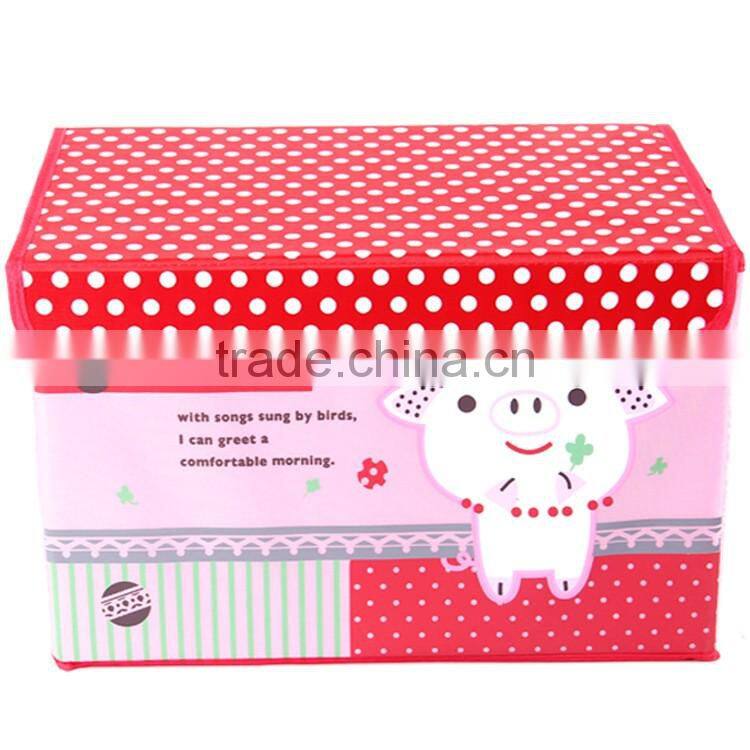 N489 Household Non Woven Box Foldable Storage Box Storage Organizer