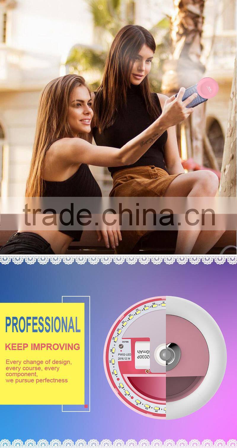 Selife Ring Light Moisturizer 32 LED Beauty Sefie Flash Light Warm Cold Soft Light Humidifier Rechargeable for Skin Humidifier
