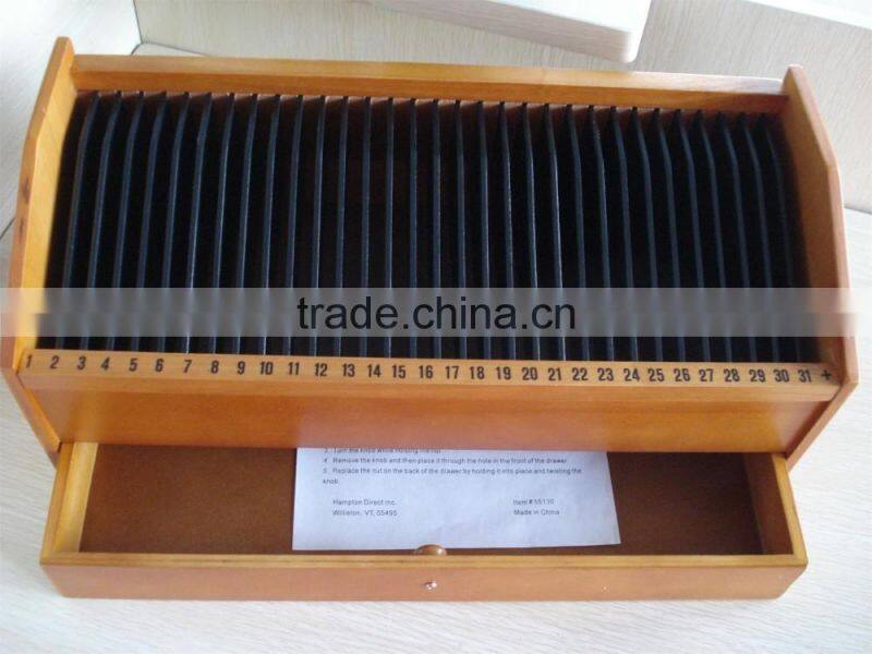 31 day Bill and Mail Organizer wood mail box letter organizer with drawer