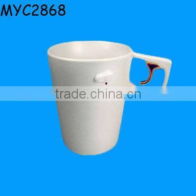 Vintage pottery double layer beer mugs