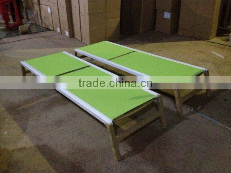 Garden powder coating frame Lounge with fabirc