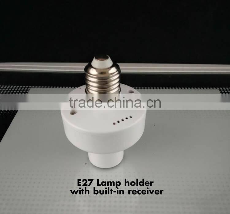 Battery Free Self-powered Wireless Remote Control E27 Lamp Holder