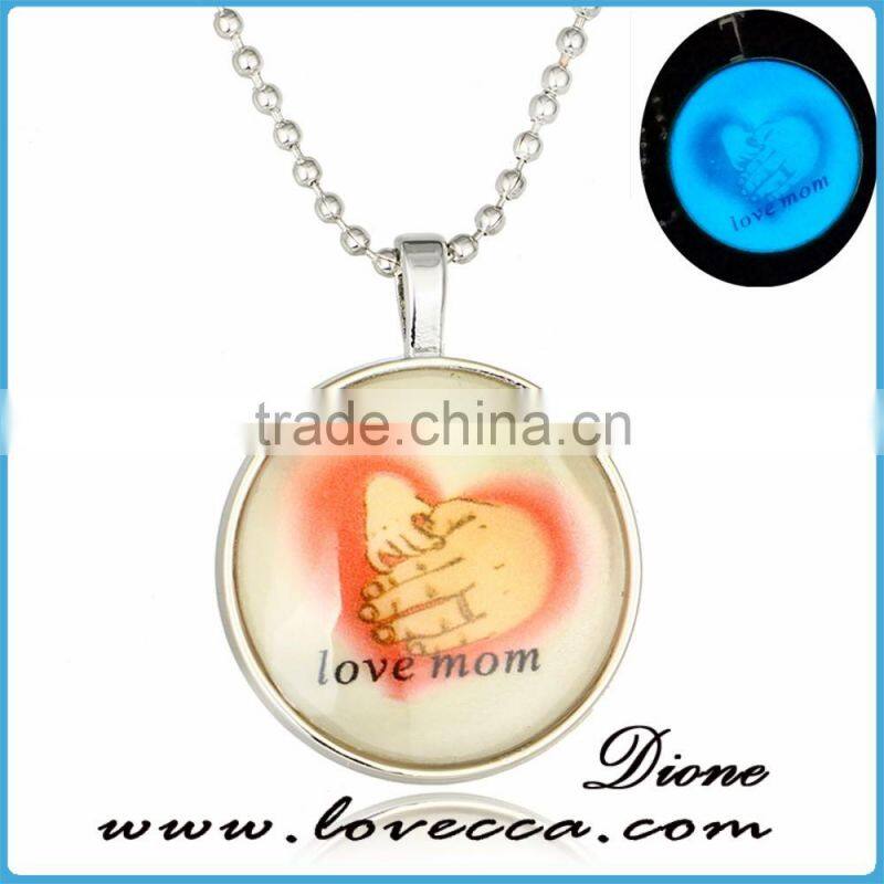 Party Supplier Huge Bulk Jewelry Factory Round-shape Luminous Necklace Light Necklace Fashion Jewelry Necklace