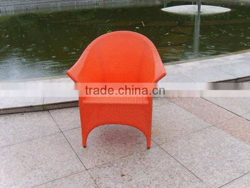 outdoor rattan armchair