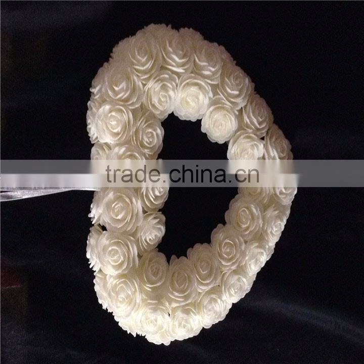 small fast selling items flower head wreath for wedding background