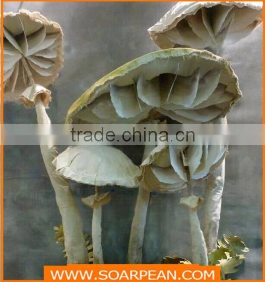 New Design Customize Window Display Artificial Fabric Mushroom