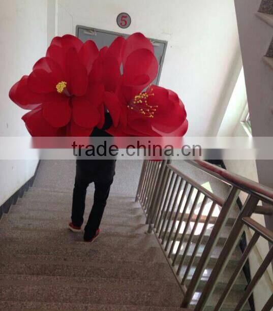 Wedding decoration handmade large fabric artificial flower
