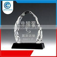 ISO 9001 Factory promotional polygon crystal trophy custom