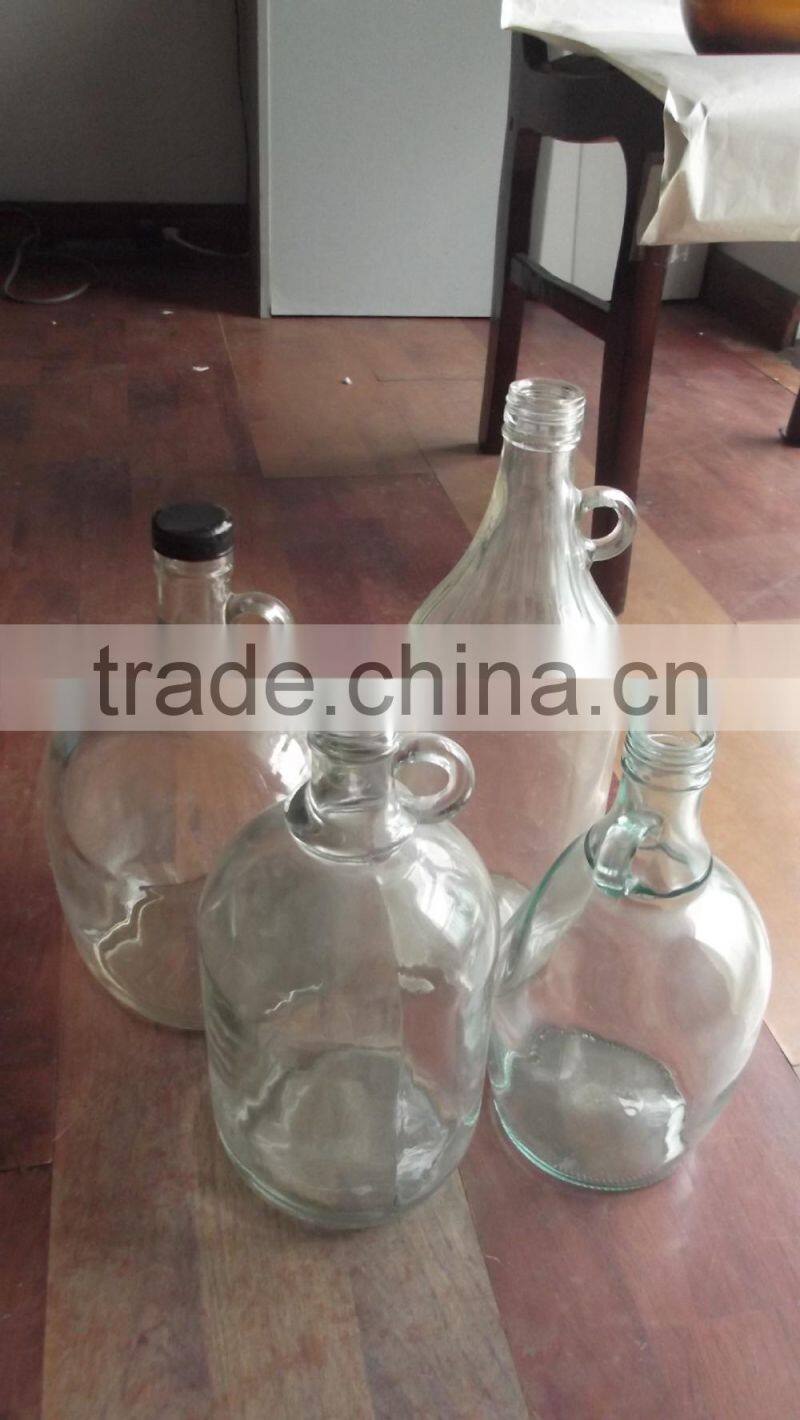 3L Premium Burgundy glass wine bottle