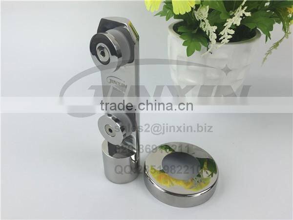 JINXIN Professional glass balcony system_stainless steel outdoor balcony railing design