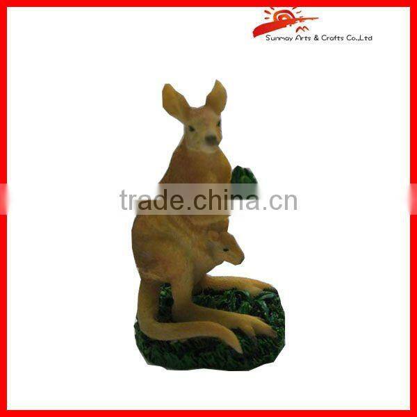 polyresin kangaroo animal figurine