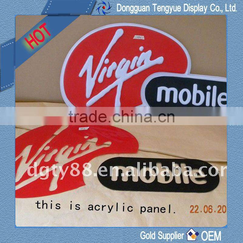 vacuum forming custom-design advertising sign