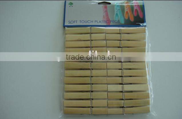 wooden bamboo colourful clothes hangers Plastic clothespin/clothes peg/clothes clip