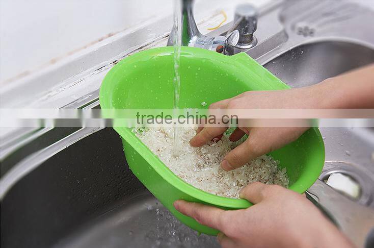 PP plastic hanging sink drain basket for kitchen