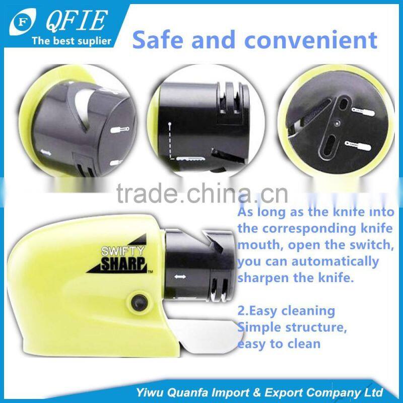 As seen on TV multifunction motorized knife sharpener swifty sharp for kitchen