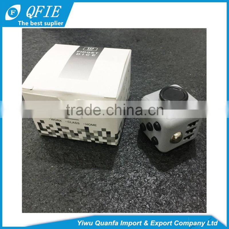 2017 hot new products Desk Finger Toys Mini Fidget Cube Squeeze Fun Stress Reliever