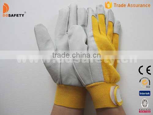DDSAFETY Wholesale Industrial Glove Pig Leather Driver Safety Gloves